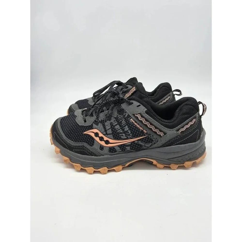 Saucony Grid Excursion TR12 Womens 7.5 W Trail Running Shoes Black S10452-2